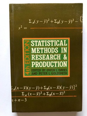 Statistical Methods In Research & Production  4th Edition