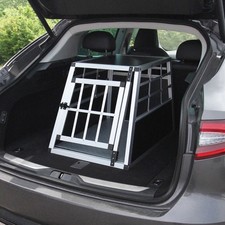 Car Dog Pet Crate Transport Cage Aluminium Travel Box Cat Puppy Carrier Kennel