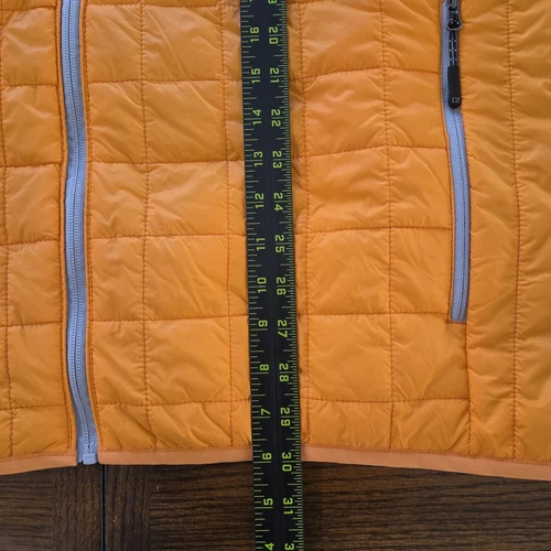 Cutter & Buck Rainer PrimaLoft Eco Insulated Orange Zip Puffer Vest Men's 3XL image 6