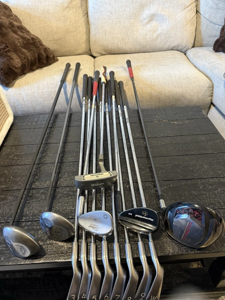 Juego completo de 14 piezas de palos de golf para diestros y bolsa de golf Wilson Pro Staff Foto 4 de 4