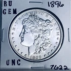 1896 BU GEM MORGAN SILVER DOLLAR UNC MS+++ U.S. MINT RARE COIN 7622
