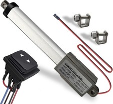 3" Stroke 12V Micro Linear Actuator with Momentary Switch, 188N/42lb Mini Sma...