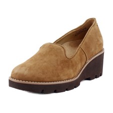 Vionic Willa Wedge Women's Loafers  Slip-Ons Brown Suede Size 11 M