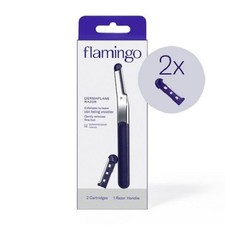 Flamingo Dermaplane Facial Razor Handle  Refill Cartridges