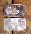Lot of 2 1 oz. .999 Vintage Silver Bars (008)