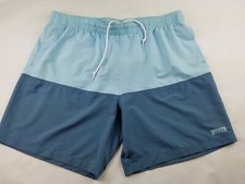 Duluth Trading Swim Trunks Men s 2XL Blue Lined Board Shorts Swimming Surf 5615