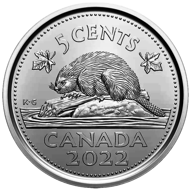 🇨🇦 Canada 5 cents Beaver Nickel coin, Mint UNC, 2022 | eBay