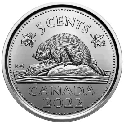 🇨🇦 Canada 5 cents Beaver Nickel coin, Mint UNC, 2022 | eBay