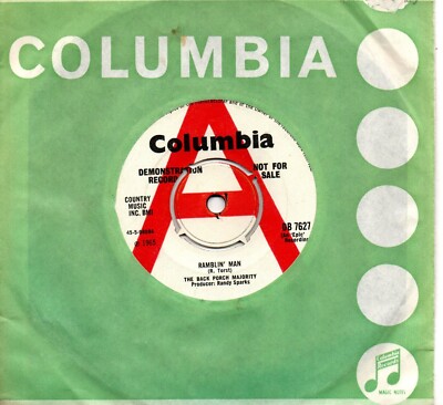 Back Porch Majority (The):Ramblin' man/Good-time Joe:UK Columbia:DJ:1965