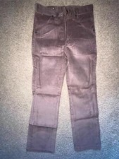VTG 80S BOYS KIDS YOUTH NEW 10 SLIM WRANGLER CORDUROY STRAIGHT DENIM JEANS PANTS