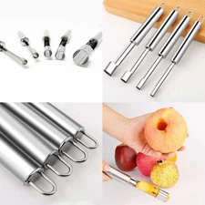 US Set of 5 Corer and Pitter Stainless Steel Core Seed Remover Tool Easy Twist