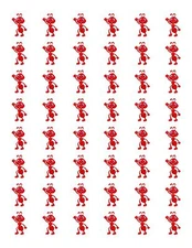 48 CUTE BUG ANT ENVELOPE SEALS LABELS STICKERS 1.2" ROUND