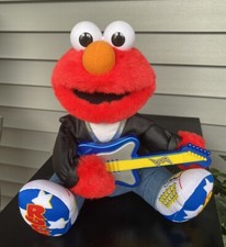 Vtg Tyco 1997 Rock N Roll Elmo Guitar Plays Music Sings and Shakes Tested Works