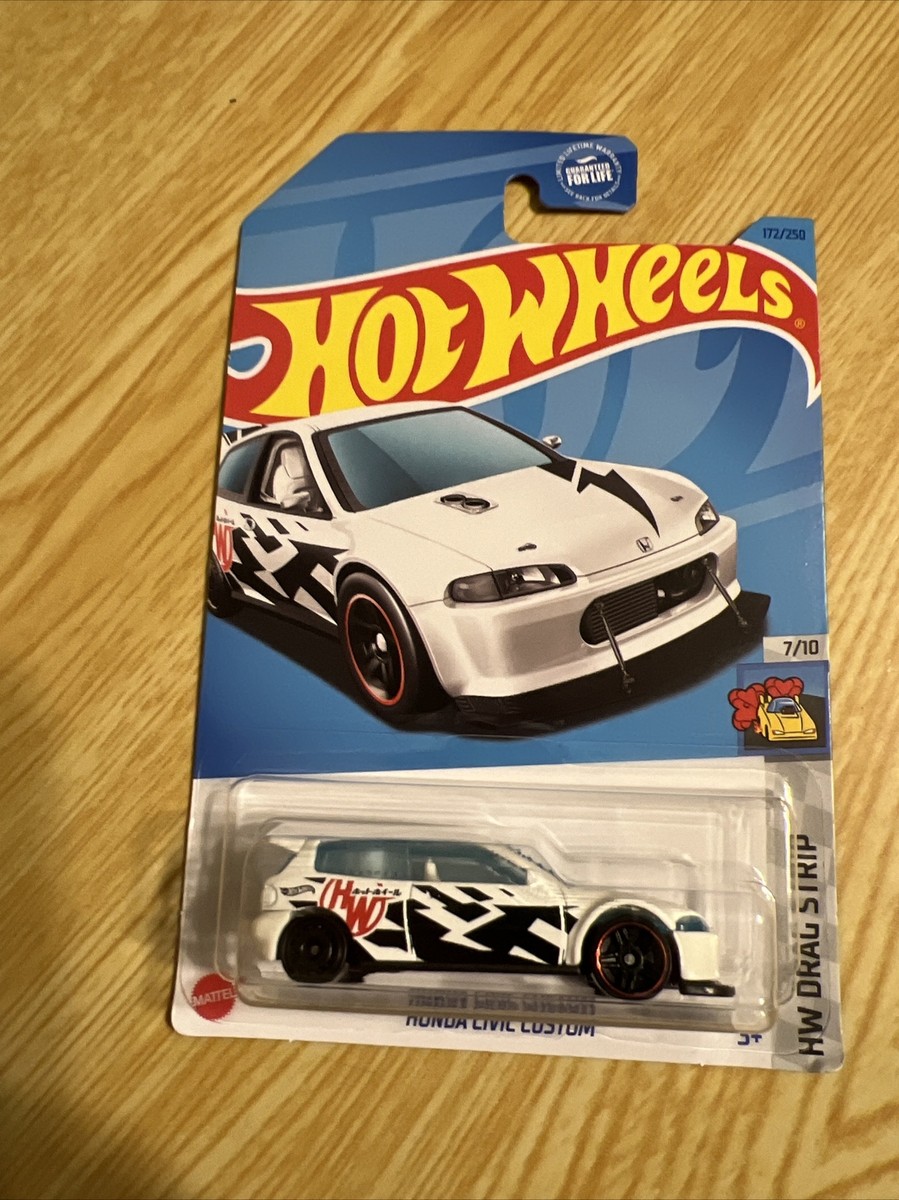 2023 Hot Wheels Honda Civic Custom 172/250 White