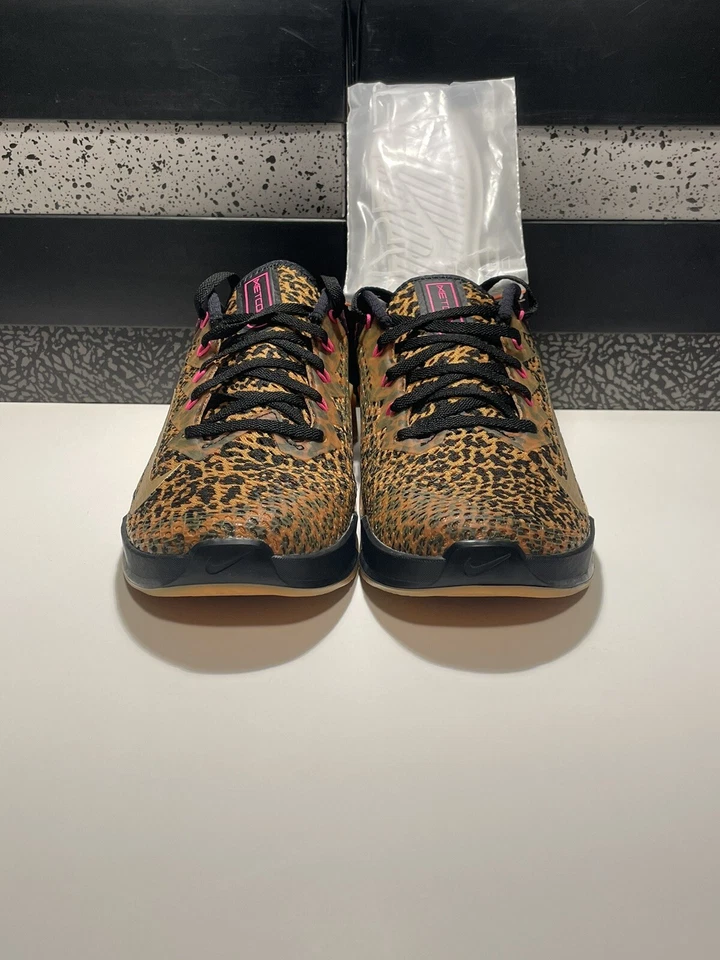 Nuevo W Nike Metcon 6 "Cheetah" AT3160-096 Mujer Talla 10 / Hombre Talla 8.5 RARO Foto 2 de 4
