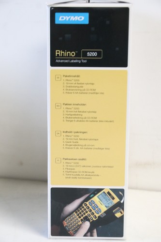NEUF : DYMO Etiqueteuse industrielle RHINO 5200 , clavier ABC - Ref.: 80916914 - Bild 13 von 14