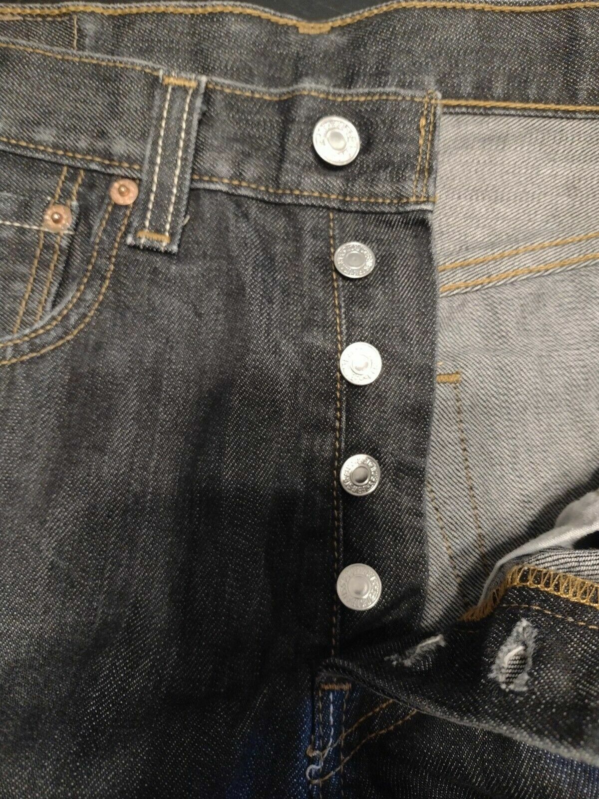 Mens Levis 501 jeans, 32x30 button fly,  slightly… - image 3