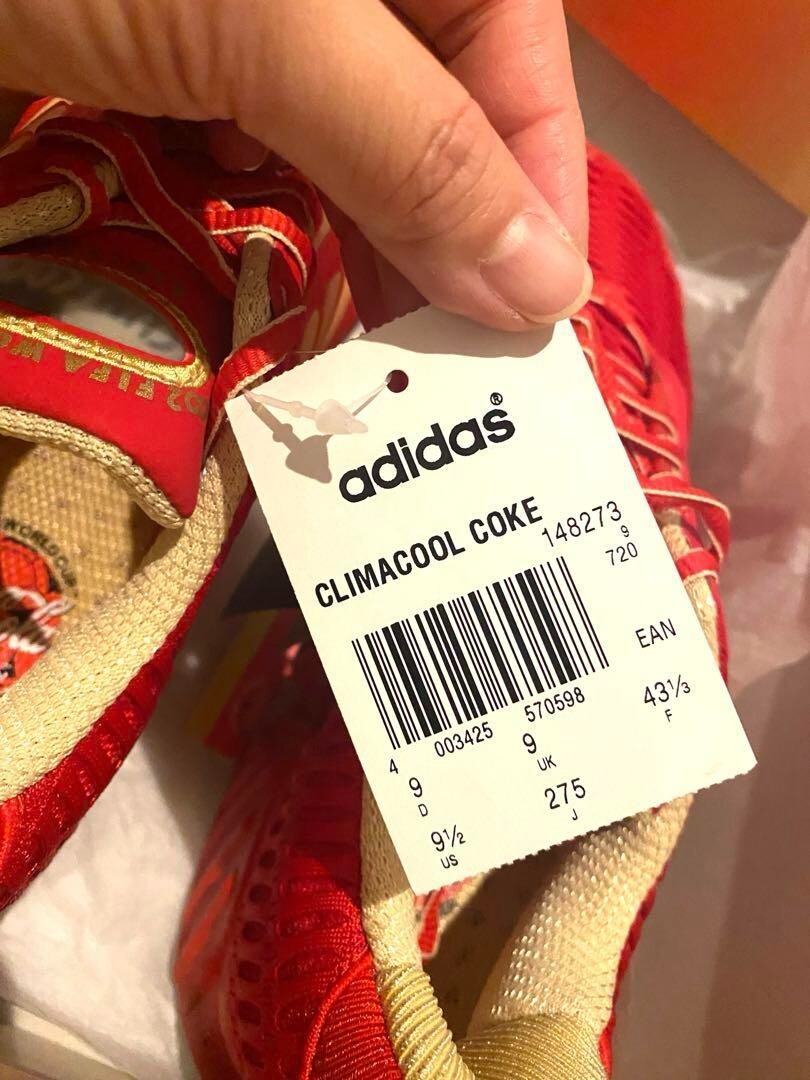 Coca-Cola x adidas FIFA World Cup Running Sneakers 9.5in