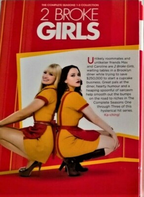 2 BROKE GIRLS The Complete Seasons 1-3 Collection DVD TV SERIES  