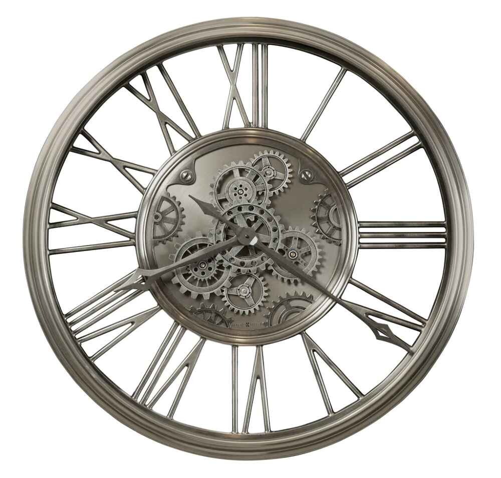 625-789 NEW HOWARD MILLER LARGE 34"WALL CLOCK "RAFE"WITH MOVING GEARS 625789