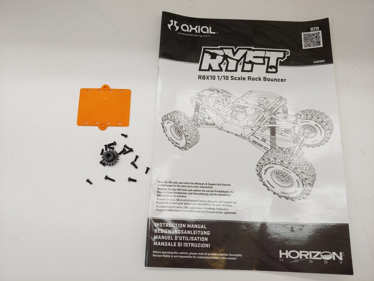 NEW: AXIAL RBX10 Ryft 4WD 1/10 Rock Bouncer Roller Slider w