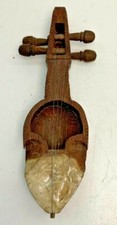 Antique Nepali Sarangi Hand Carved No Bow.
