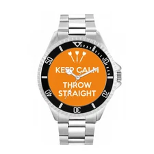 Toff London TLWL-8820 Mens Orange Keep Calm Throw Straight Watch