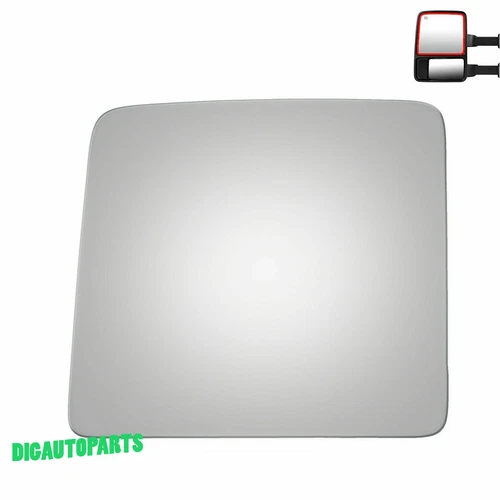 Upper Mirror Glass Replacement for 08-16 Ford F-250 Super Duty Left Side #4204