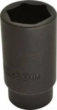 Proto 1/2" Drive 33mm Deep Impact Socket 6 Points, 3-1/2" OAL