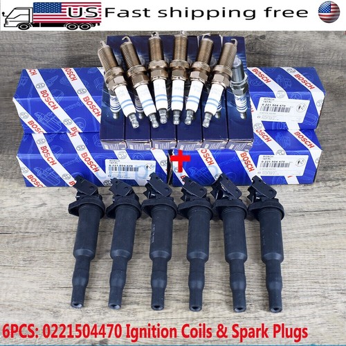 6X BOSCH Ignition Coils &Spark Plugs FR7NPP332 Fit for BMW E82 E90 E92 128i 328i eBay