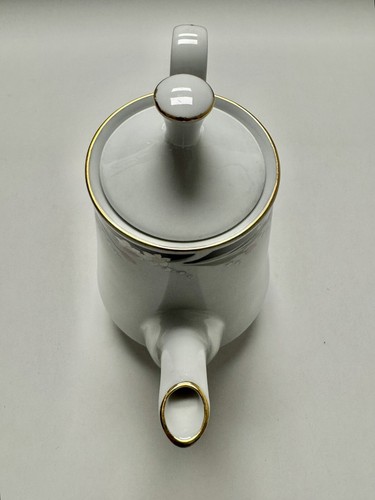 Crown Ming Fine China ~Michelle~ Coffee Tea Pot with Lid Jian Shiang EUC - Picture 5 of 16