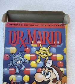 Dr. Mario (Nintendo NES, 1987)  In Box W/manual And Dust Cover