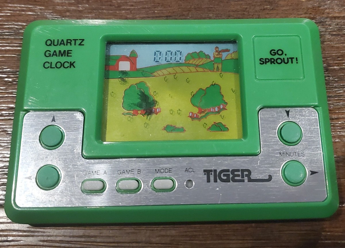 Tiger Electronics Vintage LCD Game Go Sprout Green Giant | eBay Tiger Electronics Vintage LCD Game Go Sprout Green Giant | eBay