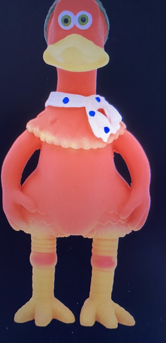 Multipet Chicken Run Ginger Latex Dog Toy - Durable Squeaky