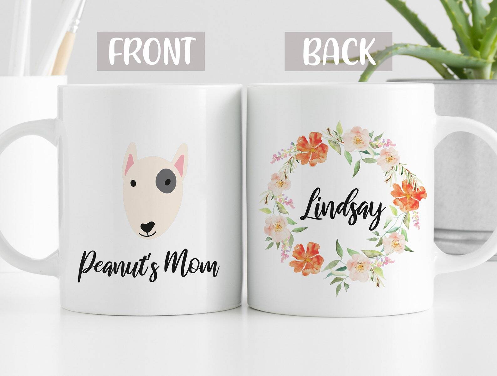 Bull Terrier Mom Mug Bull Terrier Mom Gift Bull Terrier Mugs Bull Terrier Gifts