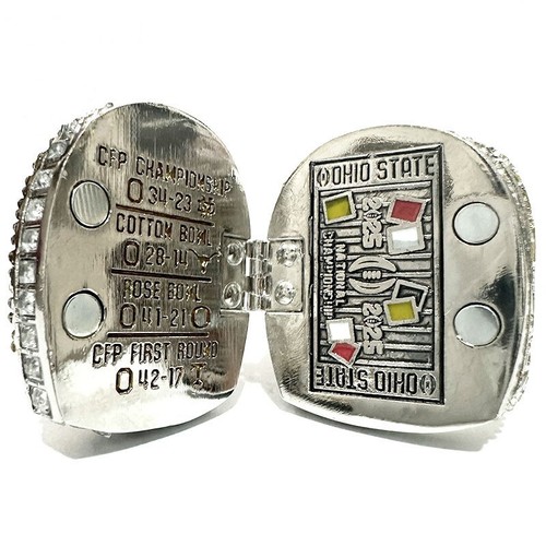 Ohio State NCAA Championship 3PCS Rings Set&Trophy With Display Box - Picture 2 of 9