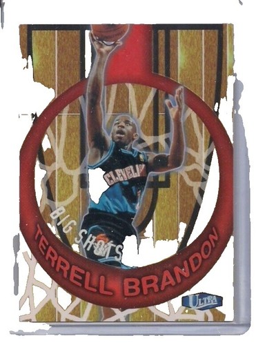 Fleer Brilliants Terrell Brandon 24K Gold NBA Trading Card - Rare 