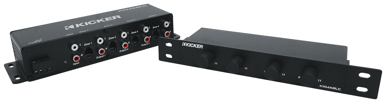 Kicker 48KXMARLC 4-зонный пульт дистанционного управления для лодок фургонов 4 морских усилителя Бумбокс