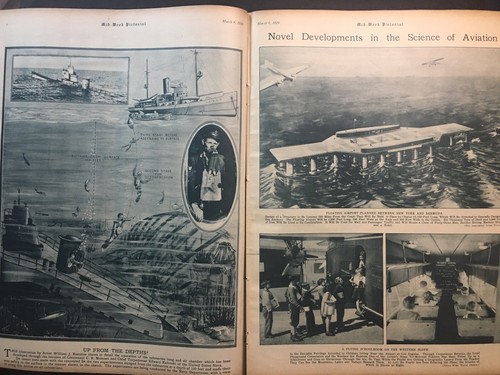 Primer vuelo sin escalas de Canadá a Cuba 1929 Goodyear dirigible mascota San Francisco FD - Imagen 5 de 15