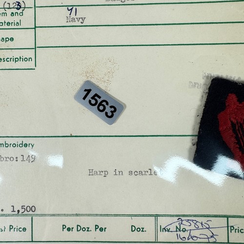Fort Luton School Chatham Kent 1975 Embroidered Blazer Badge Sample - Picture 5 of 5
