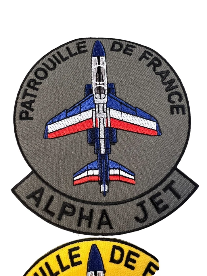 Patch French Air Force Alpha Jet Patrouille De France Embroidered Iron On New - Image 4 of 4