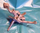 <!--F#f_0-->Holden Fj Front Left Stub Axle, Steering Arm And Knuckle Support<!--F/-->