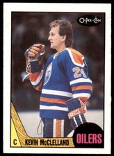 1987-88 O-Pee-Chee Kevin McClelland . Edmonton Oilers #201