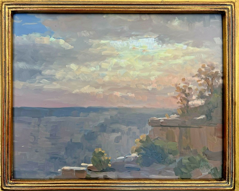 John Cogan "Rim Sunrise at Verkamps" Grand Canyon Celebration of Art 2021