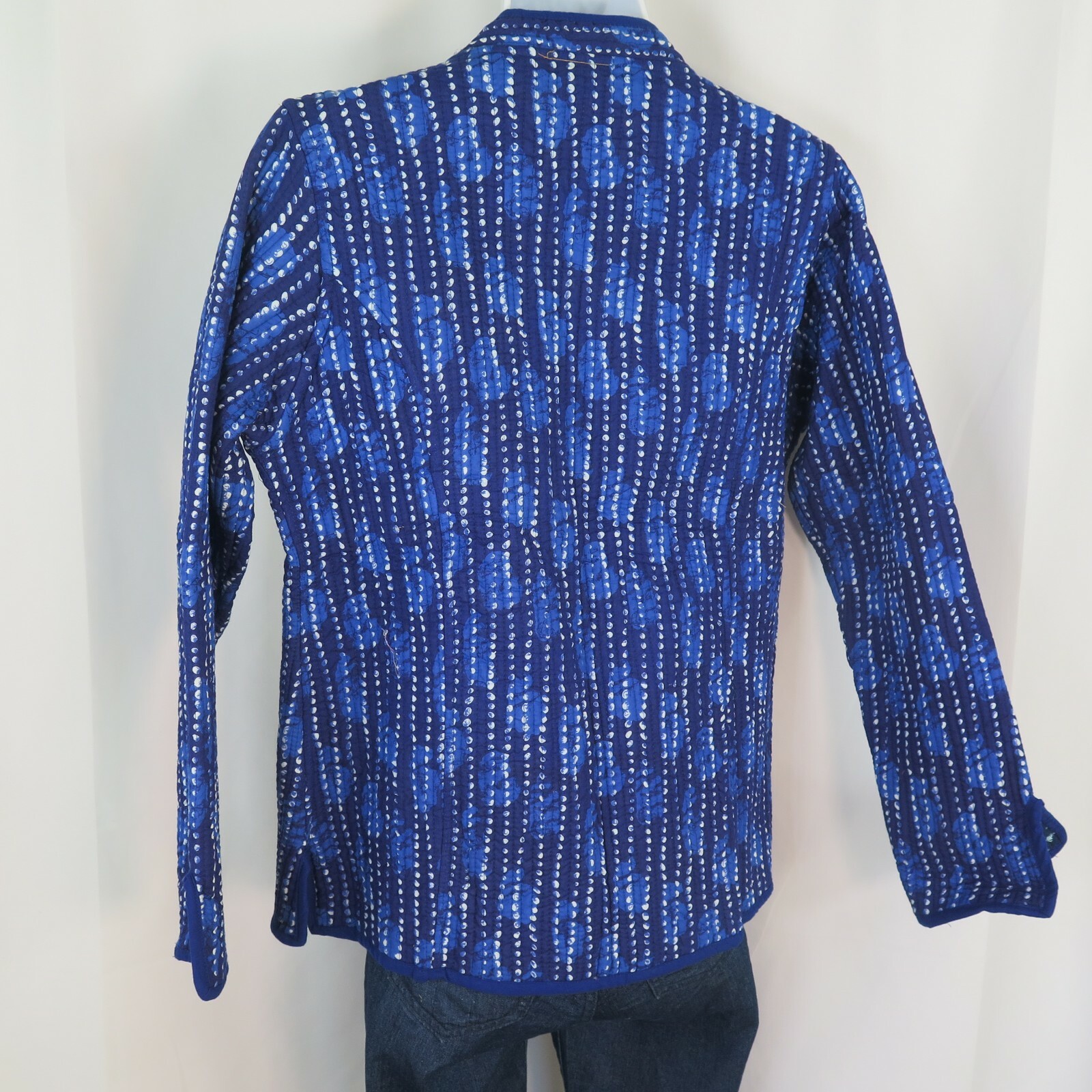 Jacket | Short | Quilt | Handmade | Reversable | 2 Patterns | Geometric ...