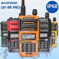 Baofeng UV-9R PRO VHF UHF Walkie Talkie Dual-Band Ham Handheld Two-way Radio