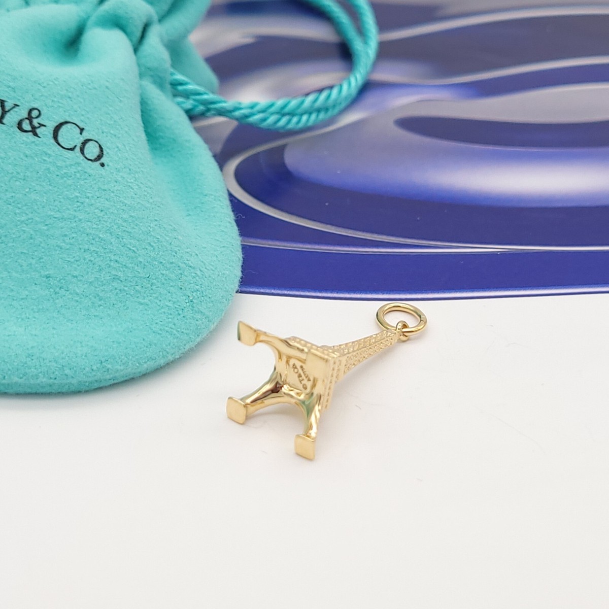 ビンテージ ティファニー エッフェルタワーチャーム Tiffany Eiffel Tiffany & Co. 18K Yellow Gold Eiffel Tower Charm Pendant w
