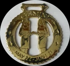 GEMINI     Astrology horse brass  (N751)