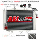 Aluminium Radiateur Pour Kawasaki Ninja ZX6R ZX600F 1995-1997 NOU