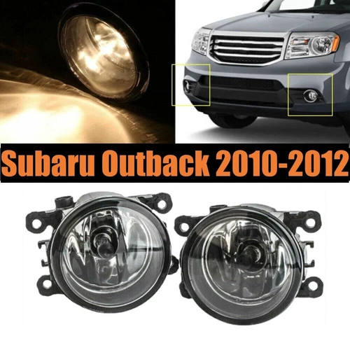 Pair of Front Bumper Fog Light Driving Lamps For Subaru Outback 2010-2012 LH RH - Foto 1 di 8